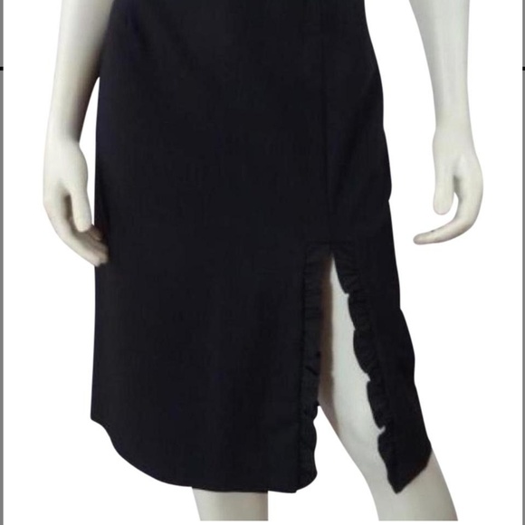 TRINA TURK * RUFFLE SPLIT PENCIL SKIRT - Picture 2 of 5